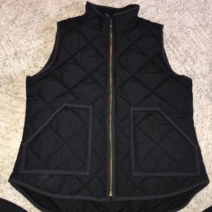 Black Jcrew vest